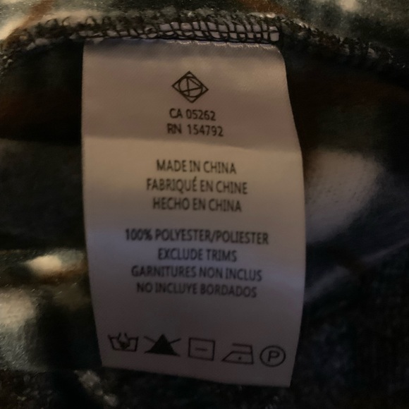 5XL Point Zero zip up sweater. Fleece lined. New - Picture 2 of 2